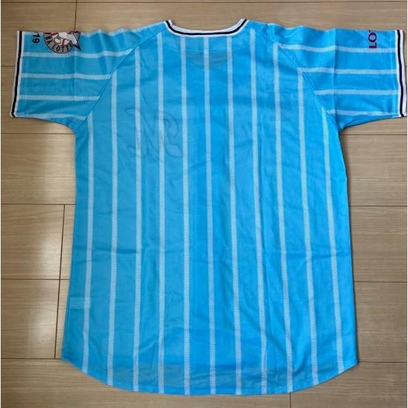 日本職棒 羅德海洋 2019 海洋節 水藍 主題日球衣 L (罩衫 NPB 棒球 棒壘 千葉 MARINE FESTA)-細節圖6