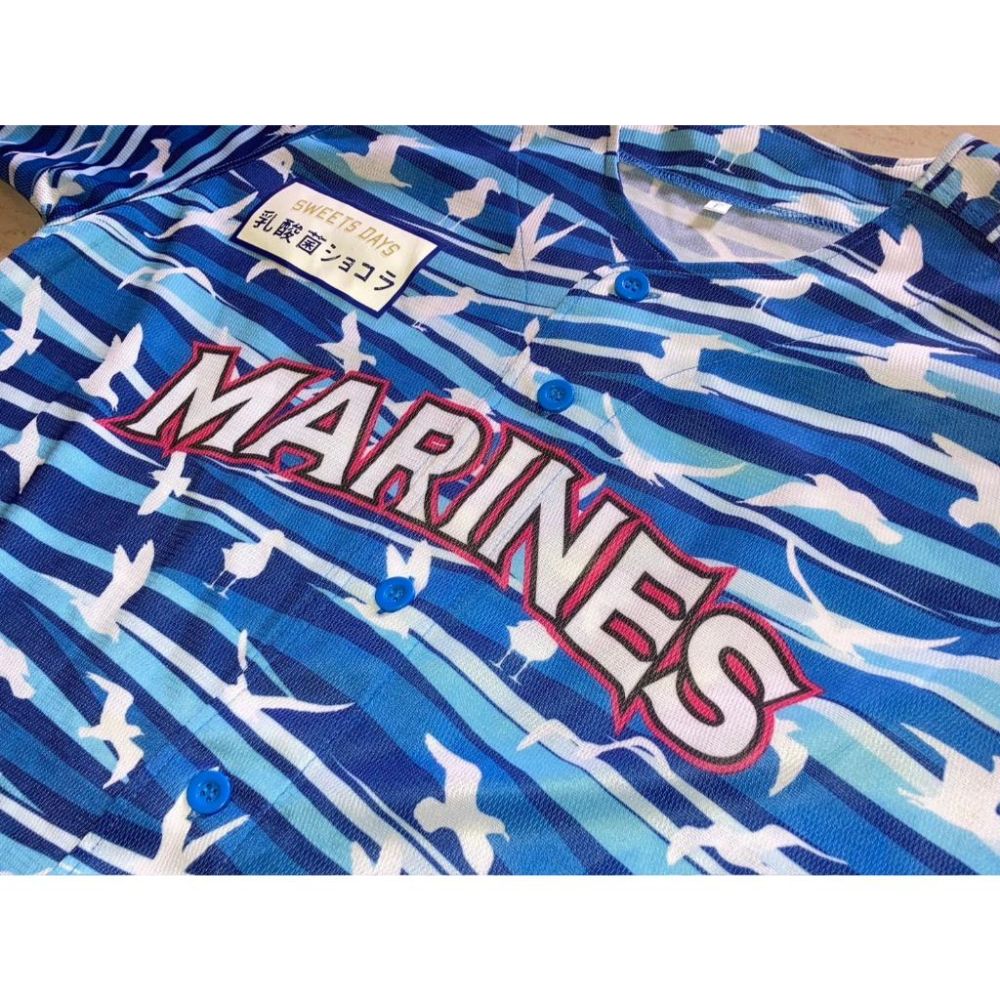 日本職棒 羅德海洋 2018 海洋節/球迷感謝日 MARINE FESTA 球衣 (罩衫 日職 NPB 棒球 棒壘 千葉-細節圖4