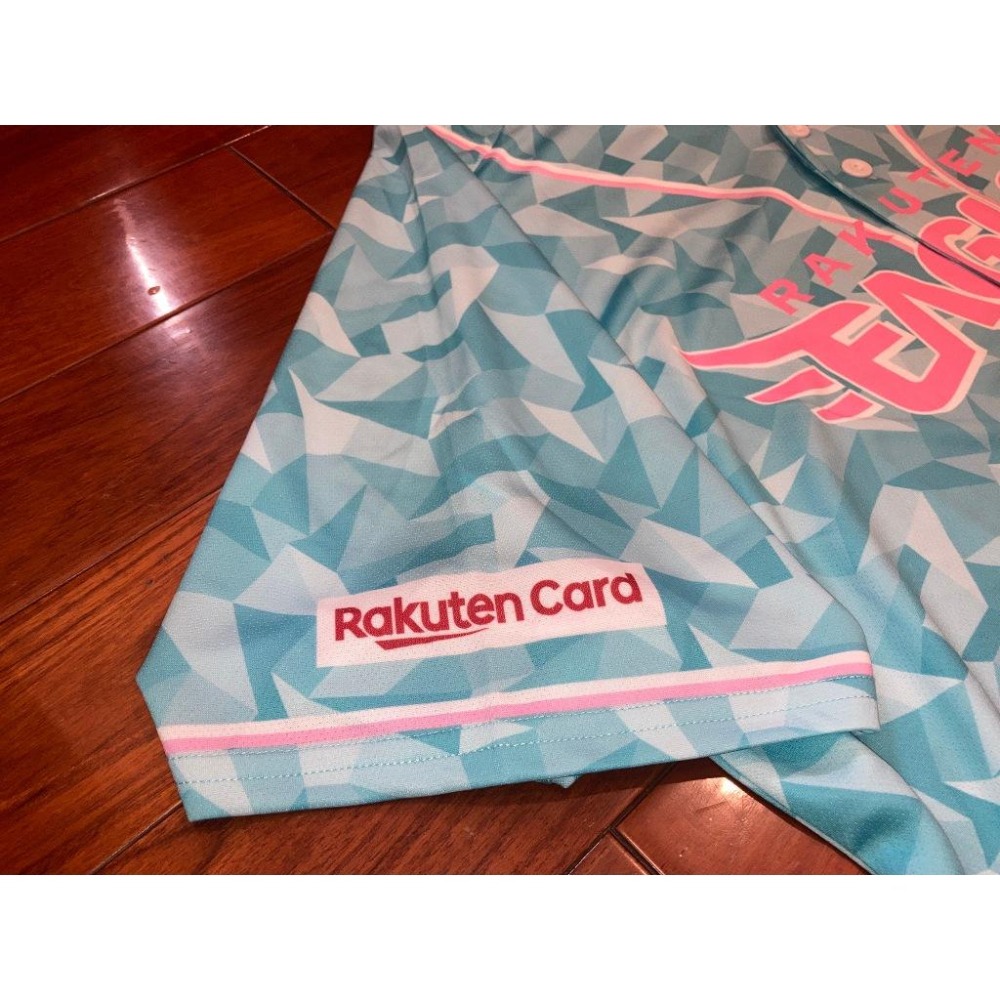 日本職棒 東北樂天金鷲 2023 女孩日 粉藍 應援球衣 M、L(罩衫 金鶯 NPB 棒球 棒壘 女生 辰見鴻之介)-細節圖5