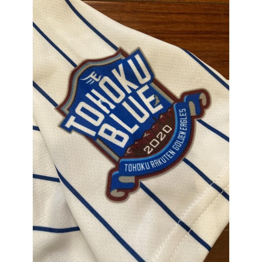 日本職棒 樂天金鷲 2020 東北藍 TOHOKU BLUE祭典 應援球衣 (罩衫 金鶯 東北 NPB 棒球 棒壘)-細節圖6