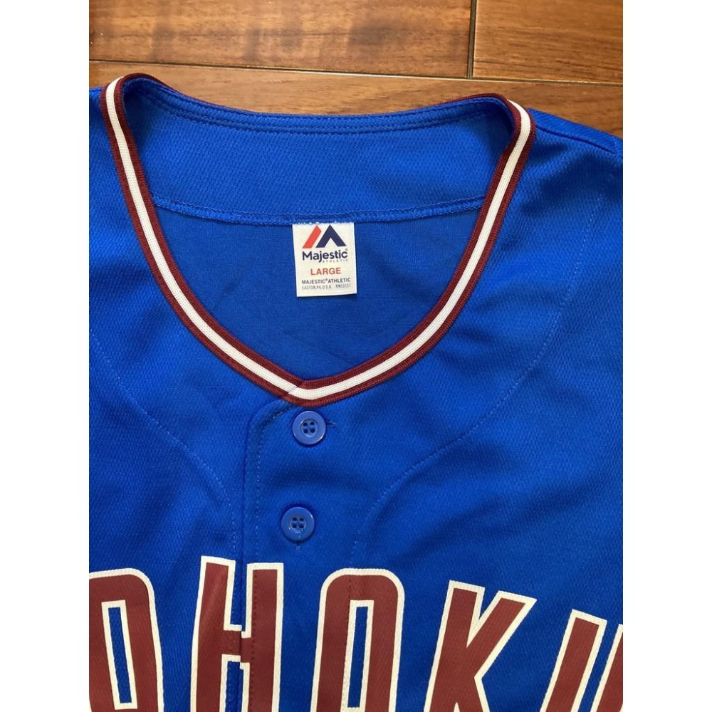 日本職棒 東北樂天金鷲 2019 東北藍 TOHOKU BLUE祭典 應援球衣 (罩衫 日職 NPB 棒球 棒壘)-細節圖5