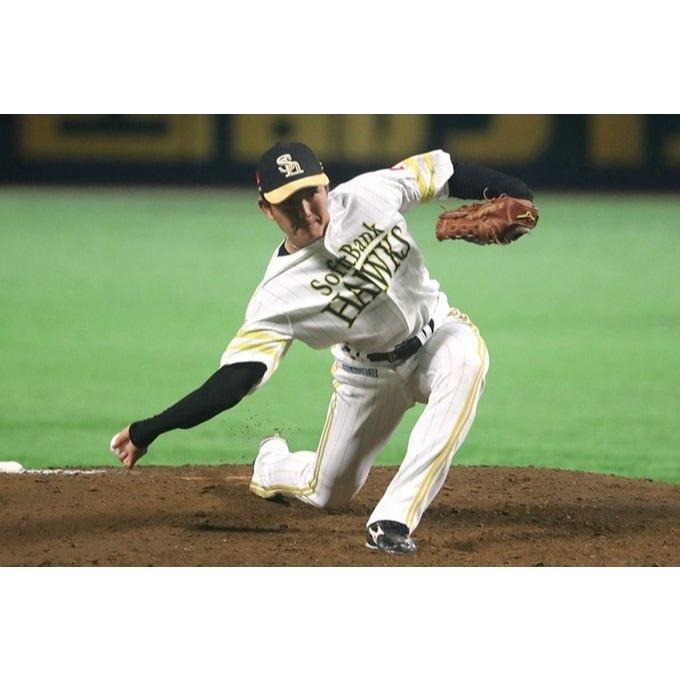 日本職棒 軟銀鷹 2018 鷹之祭典 條紋球衣 S、L(應援 罩衫 日職 NPB 棒球 壘球 棒壘 Majestic)-細節圖2