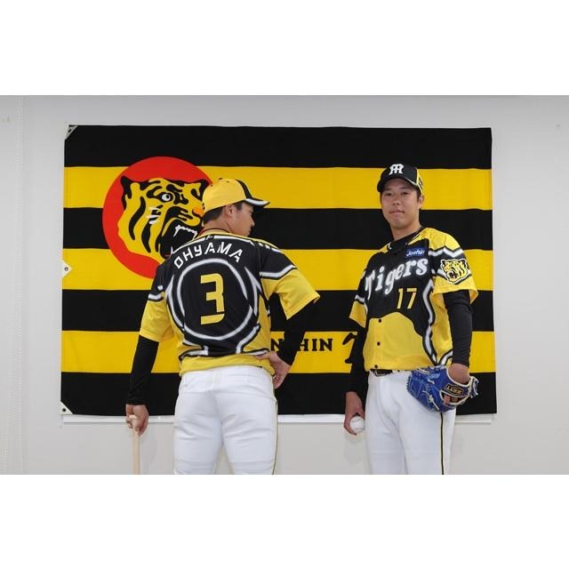 Mizuno 日本職棒 阪神虎 2023 虎之夏 主題球衣 (罩衫 日職 NPB 棒球 壘球 棒壘 應援 美津濃)-細節圖5