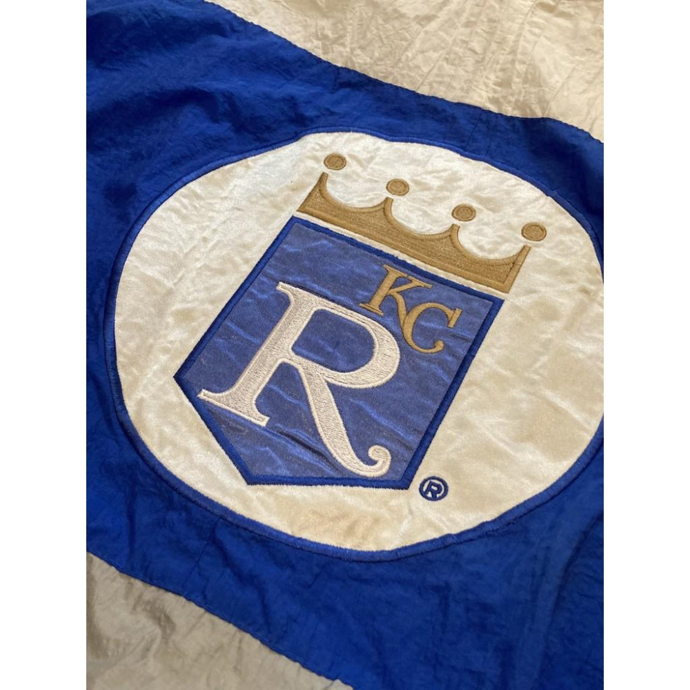 美國職棒 MLB 堪薩斯皇家 全電繡 防風夾克 (刺繡 熱身 外套 風衣 棒球 棒壘 PRO MOTION FELCO)-細節圖3