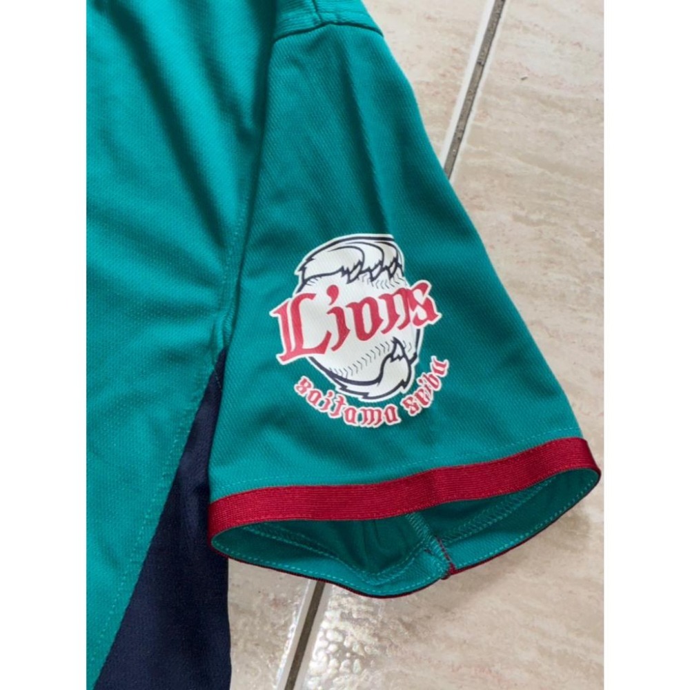 日本職棒 西武獅 2016 獅子慶典 多摩湖 翡翠綠 應援球衣 S、L (罩衫 NPB 棒球 小尺寸 棒球 棒壘)-細節圖5