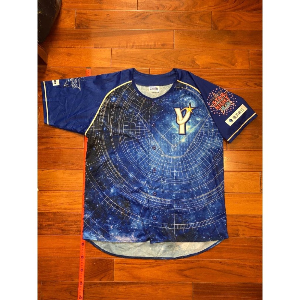 日本職棒 橫濱DeNA灣星 2023 星夜 主題球衣 L 星空列車 (罩衫 NPB 棒球 STAR NIGHT 棒壘)-細節圖4