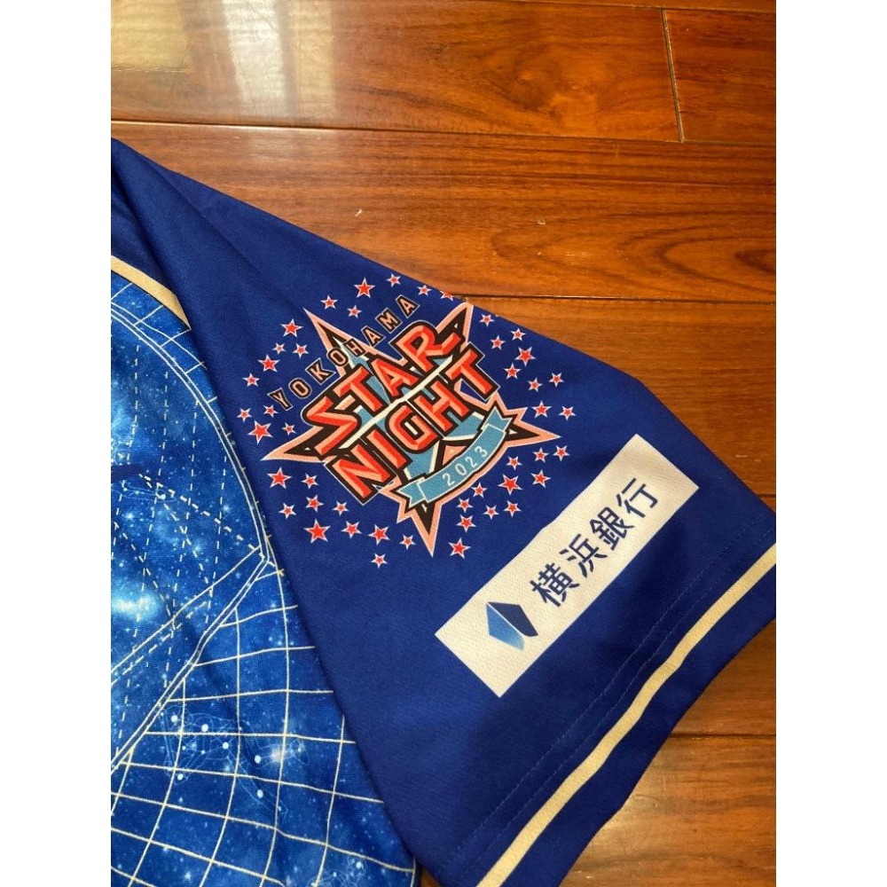 日本職棒 橫濱DeNA灣星 2023 星夜 主題球衣 L 星空列車 (罩衫 NPB 棒球 STAR NIGHT 棒壘)-細節圖5