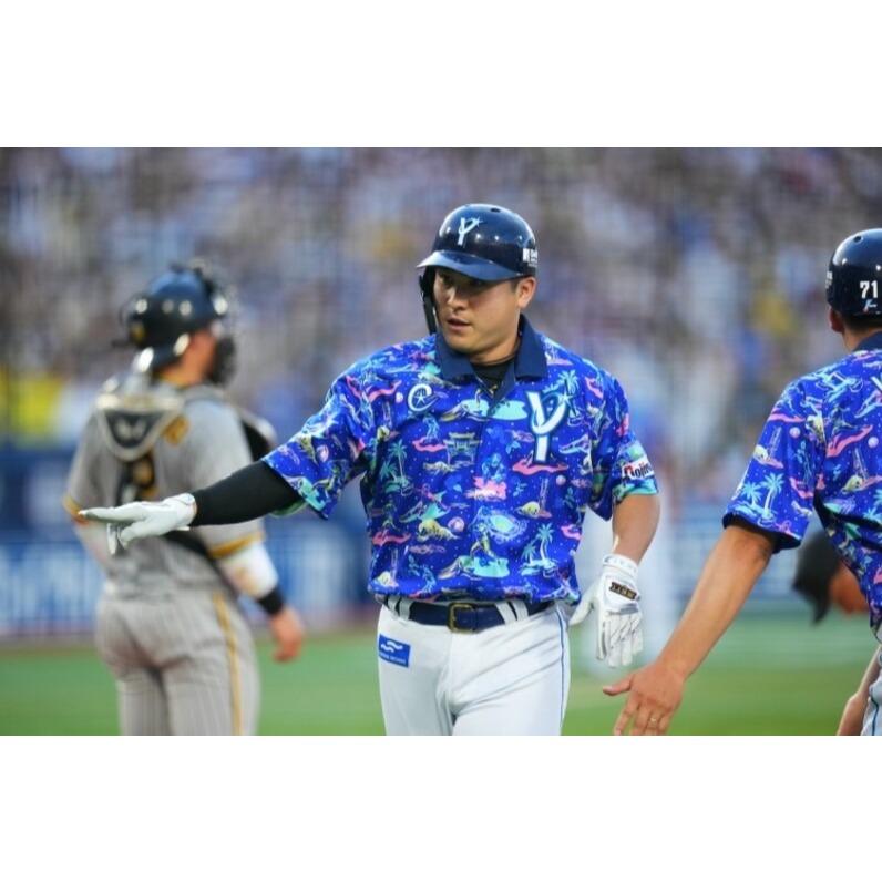 日本職棒 橫濱DeNA灣星 2022 星夜 主題球衣 L、150 (罩衫 NPB 小尺寸 棒球 STAR NIGHT)-細節圖2