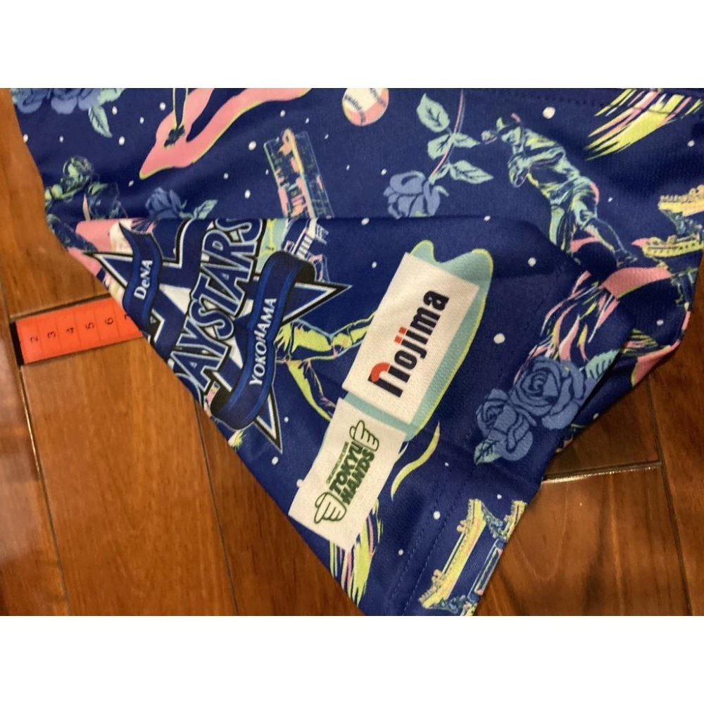 日本職棒 橫濱DeNA灣星 2022 星夜 主題球衣 L、150 (罩衫 NPB 小尺寸 棒球 STAR NIGHT)-細節圖6