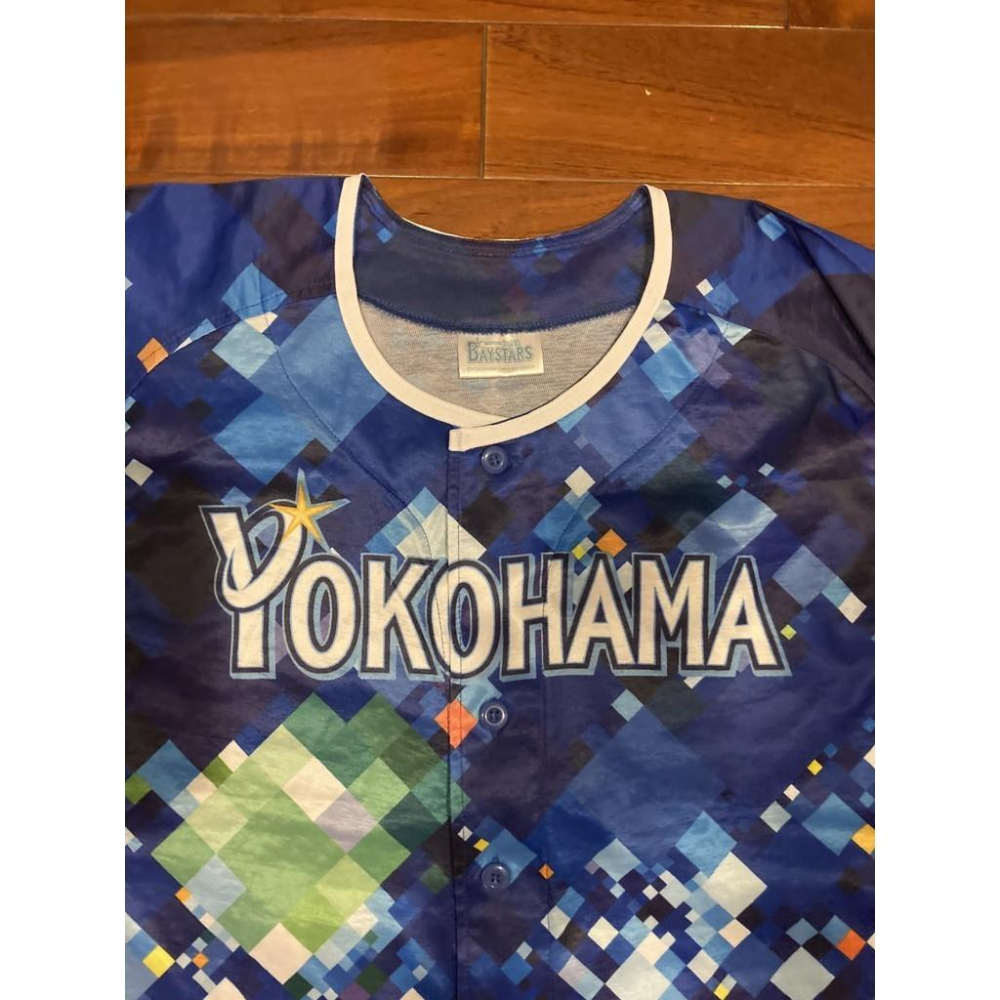 日本職棒 橫濱DeNA灣星 2017 星夜 應援球衣 L (罩衫 日職 NPB 海灣之星 棒球 STAR NIGHT)-細節圖6