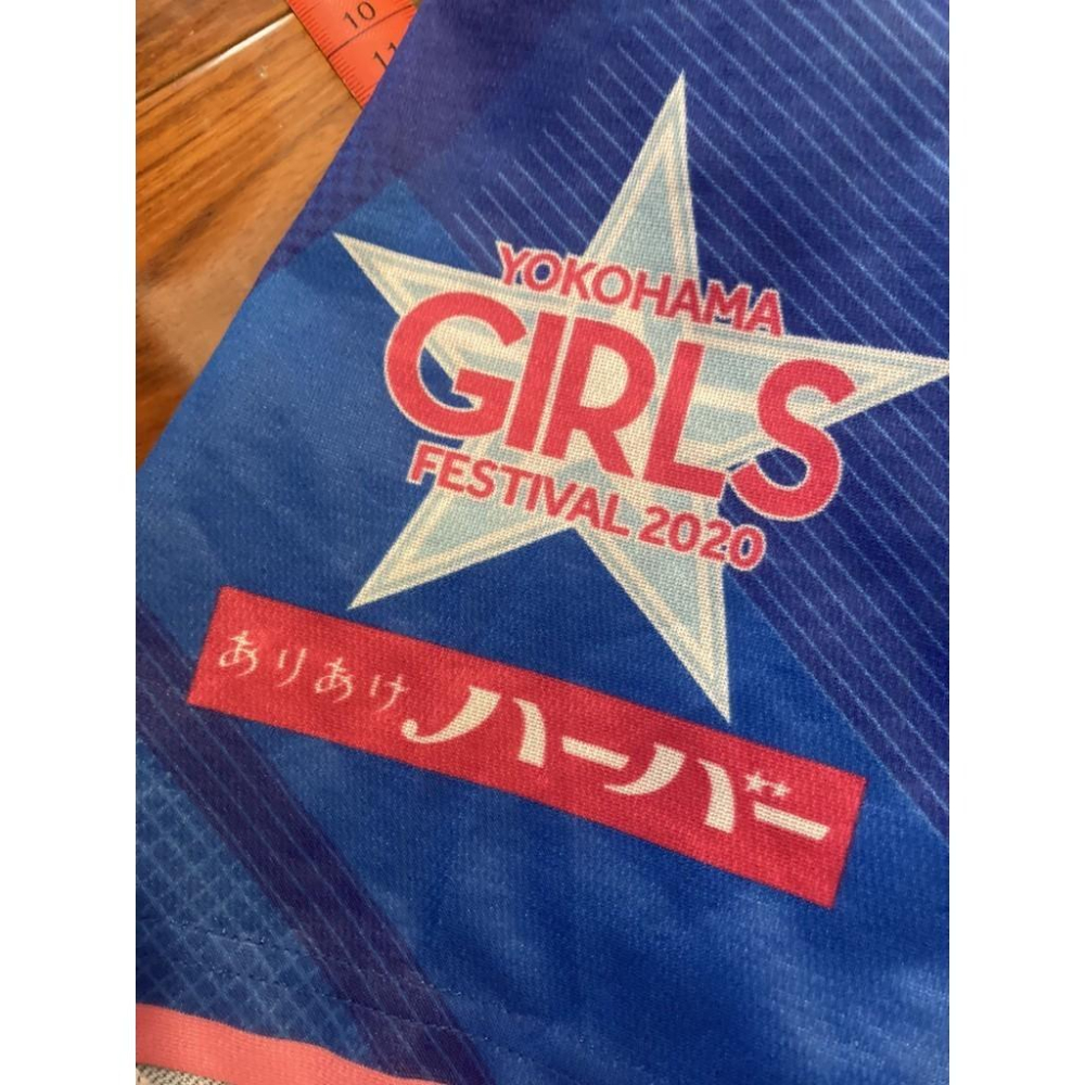 （出清）日本職棒 橫濱灣星 2020 女孩 格紋 應援上衣/短T (罩衫 DeNA NPB 男友衣 棒球 球衣-細節圖3