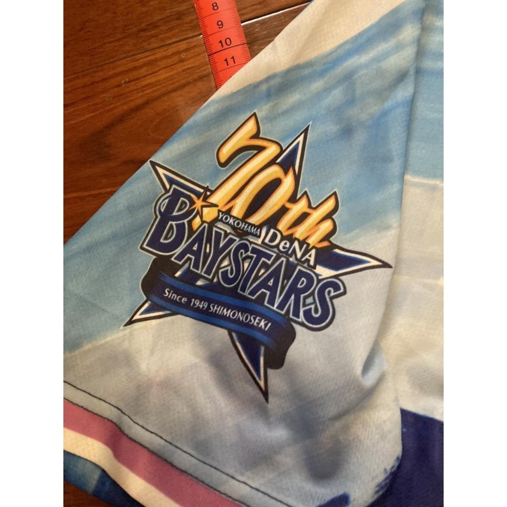 （出清）日本職棒 橫濱灣星 2019 女孩節 應援球衣 (罩衫 日職 NPB 男友衣 棒球 DeNA 海灣之星 女生)-細節圖4