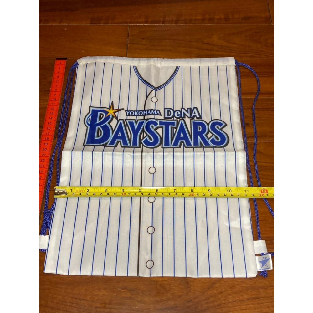 日本職棒 橫濱DeNA 球衣造型 10周年 小型束口包 (隨身包 包包 海灣之星 NPB 棒球 棒壘 背包 手提袋)-細節圖5