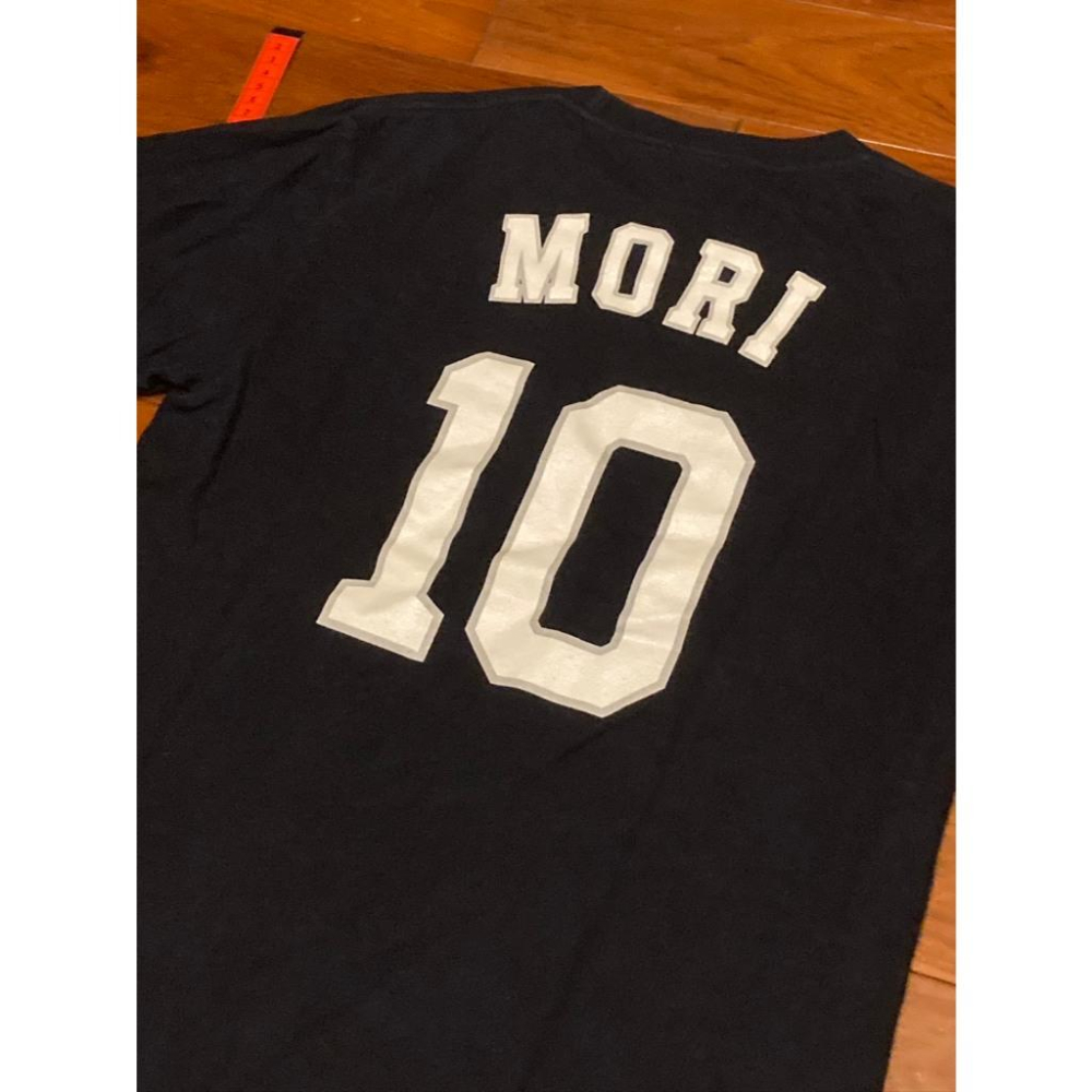 小尺寸S 日本職棒 西武獅 #10森友哉 Majestic 棉質上衣 (球衣 NPB 琦玉 棒球 壘球 棒壘 短t)-細節圖5