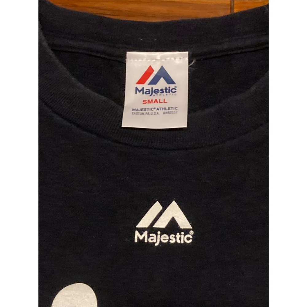 小尺寸S 日本職棒 西武獅 #10森友哉 Majestic 棉質上衣 (球衣 NPB 琦玉 棒球 壘球 棒壘 短t)-細節圖6