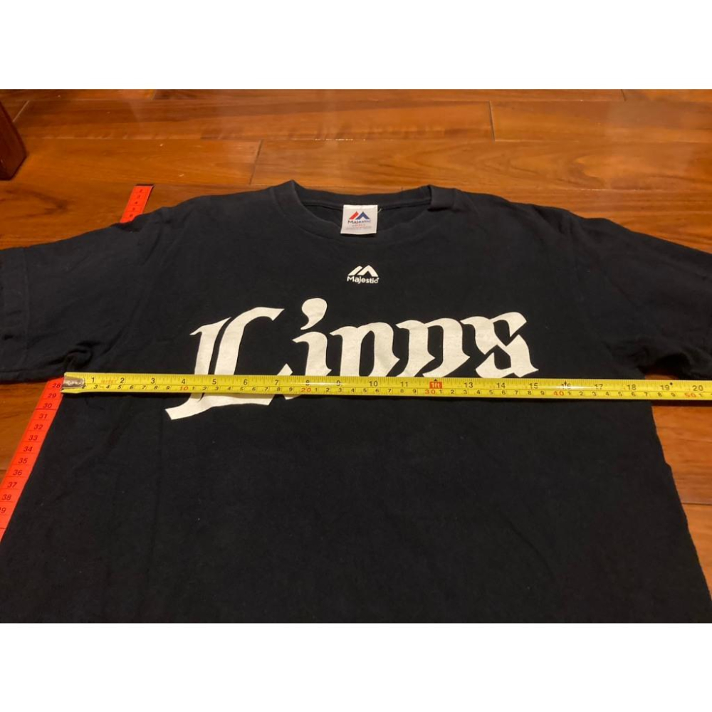 小尺寸S 日本職棒 西武獅 #10森友哉 Majestic 棉質上衣 (球衣 NPB 琦玉 棒球 壘球 棒壘 短t)-細節圖7