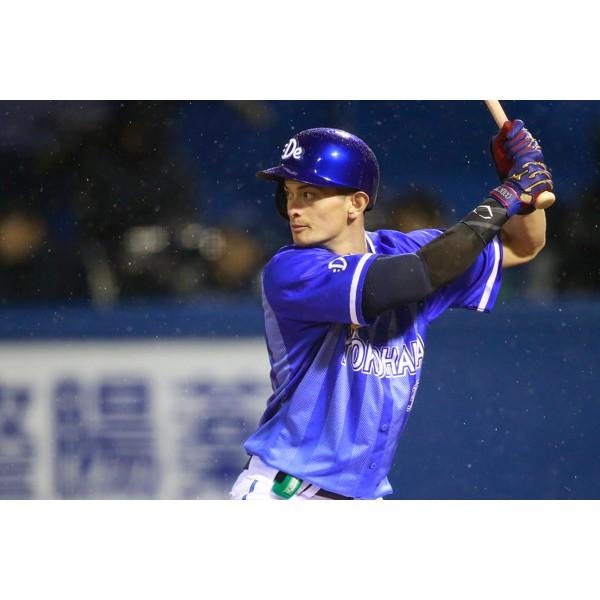 親筆簽名! 全電繡 日本職棒 橫濱DeNA 乙坂智 2016 星夜 STAR 球衣 (罩衫 NPB 棒球 刺繡 灣星)-細節圖4