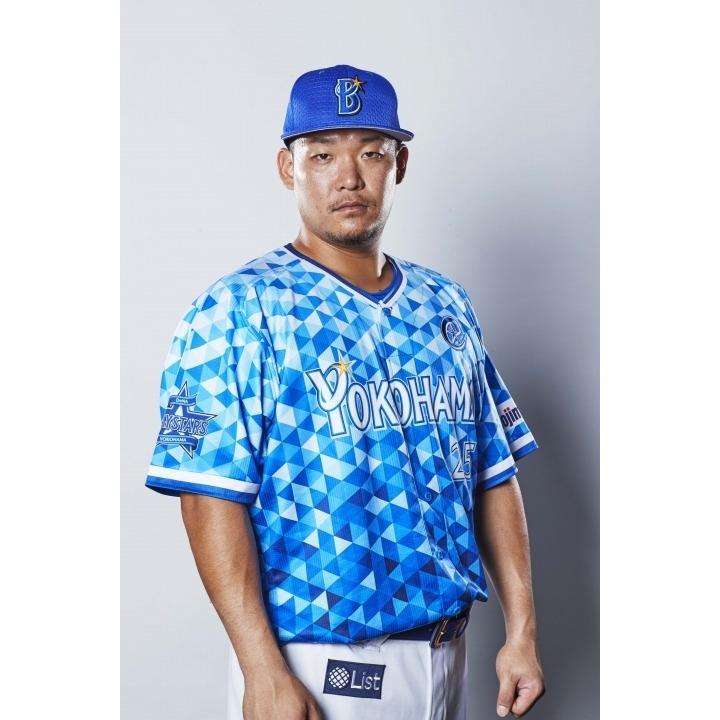 親筆簽名! 全電繡 日本職棒 橫濱DeNA 乙坂智 2016 星夜 STAR 球衣 (罩衫 NPB 棒球 刺繡 灣星)-細節圖9