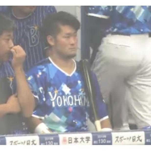 親筆簽名! 全電繡 日本職棒 橫濱DeNA灣星 戸柱恭孝 2017 星夜 STAR 球衣 (罩衫 棒球 刺繡 海灣)-細節圖4