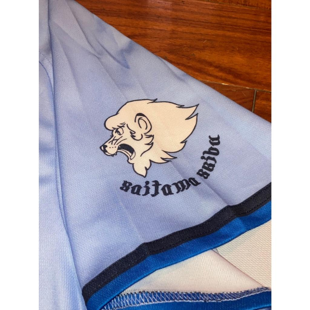 2025新款! 日本職棒 西武獅 夏季 水藍色 獅子慶典 應援球衣 130、S、L (罩衫 小尺寸 NPB 琦玉 棒球)-細節圖7