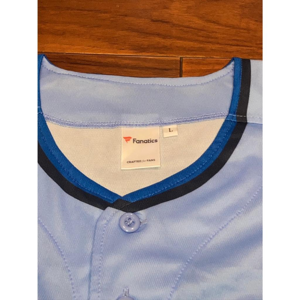 2025新款! 日本職棒 西武獅 夏季 水藍色 獅子慶典 應援球衣 130、S、L (罩衫 小尺寸 NPB 琦玉 棒球)-細節圖8