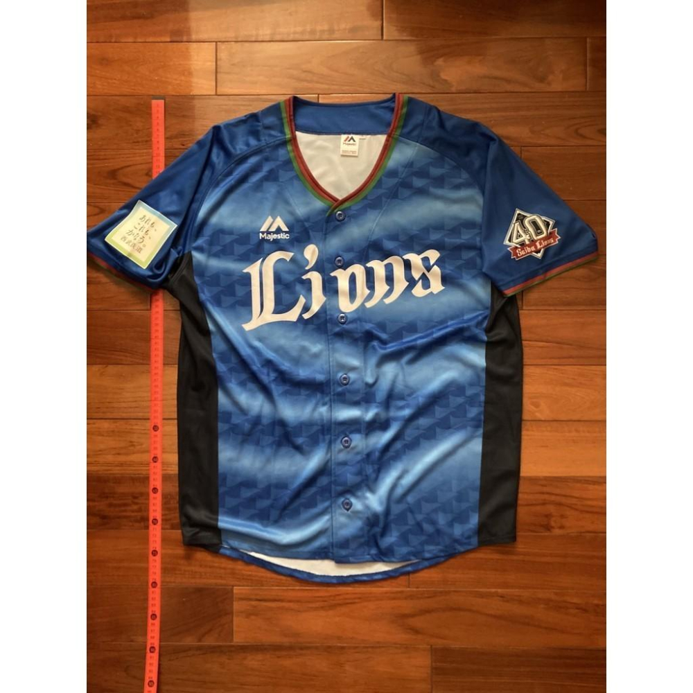 日本職棒 西武獅 2018 獅子風流 主題日 應援球衣 S、L (罩衫 日職 NPB 棒球 壘球 棒壘 小尺寸)-細節圖5