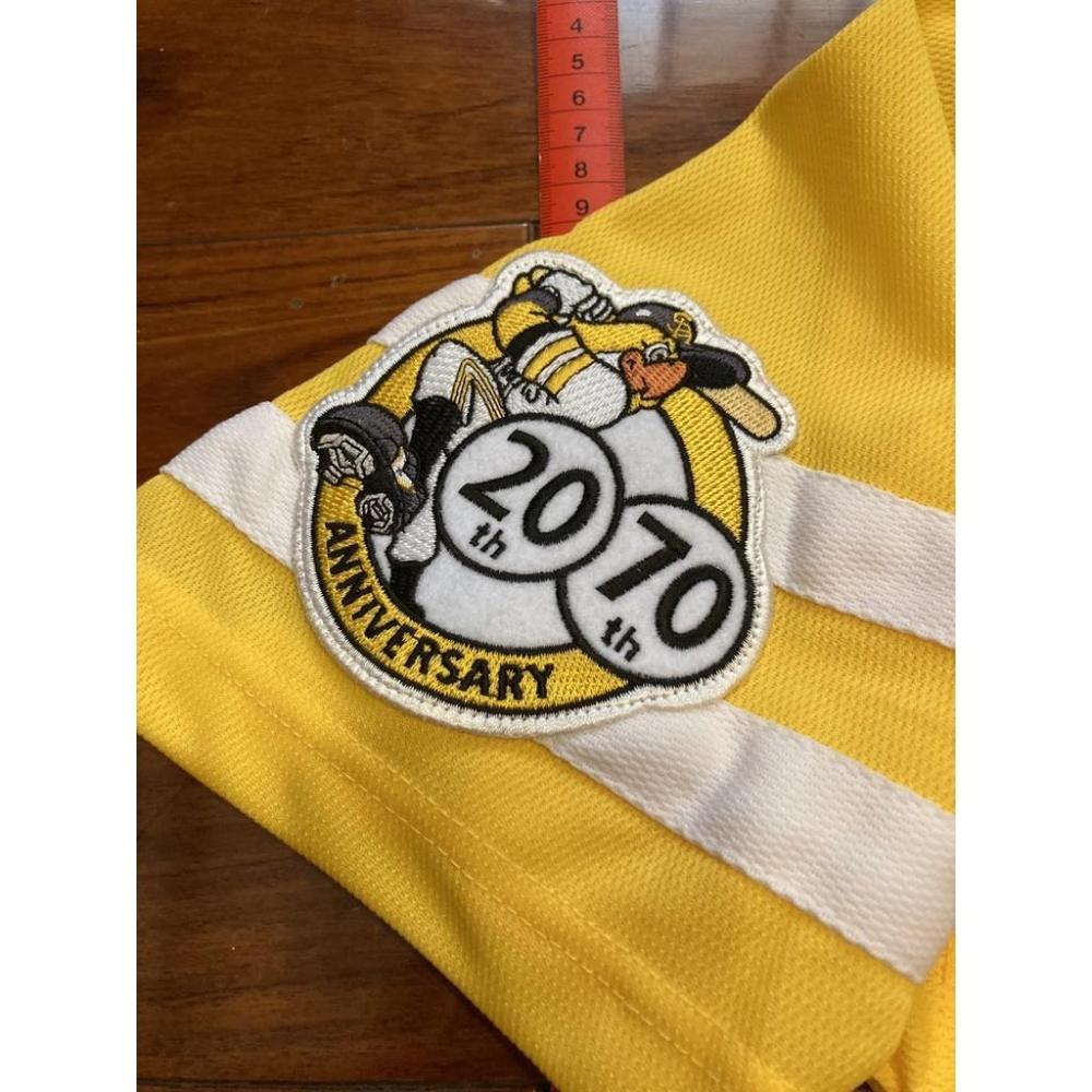 日本職棒 軟銀鷹 2008 鷹之祭典 20&70周年 電繡臂章 應援球衣 S、L(罩衫 日職 NPB 棒球 小尺寸)-細節圖5