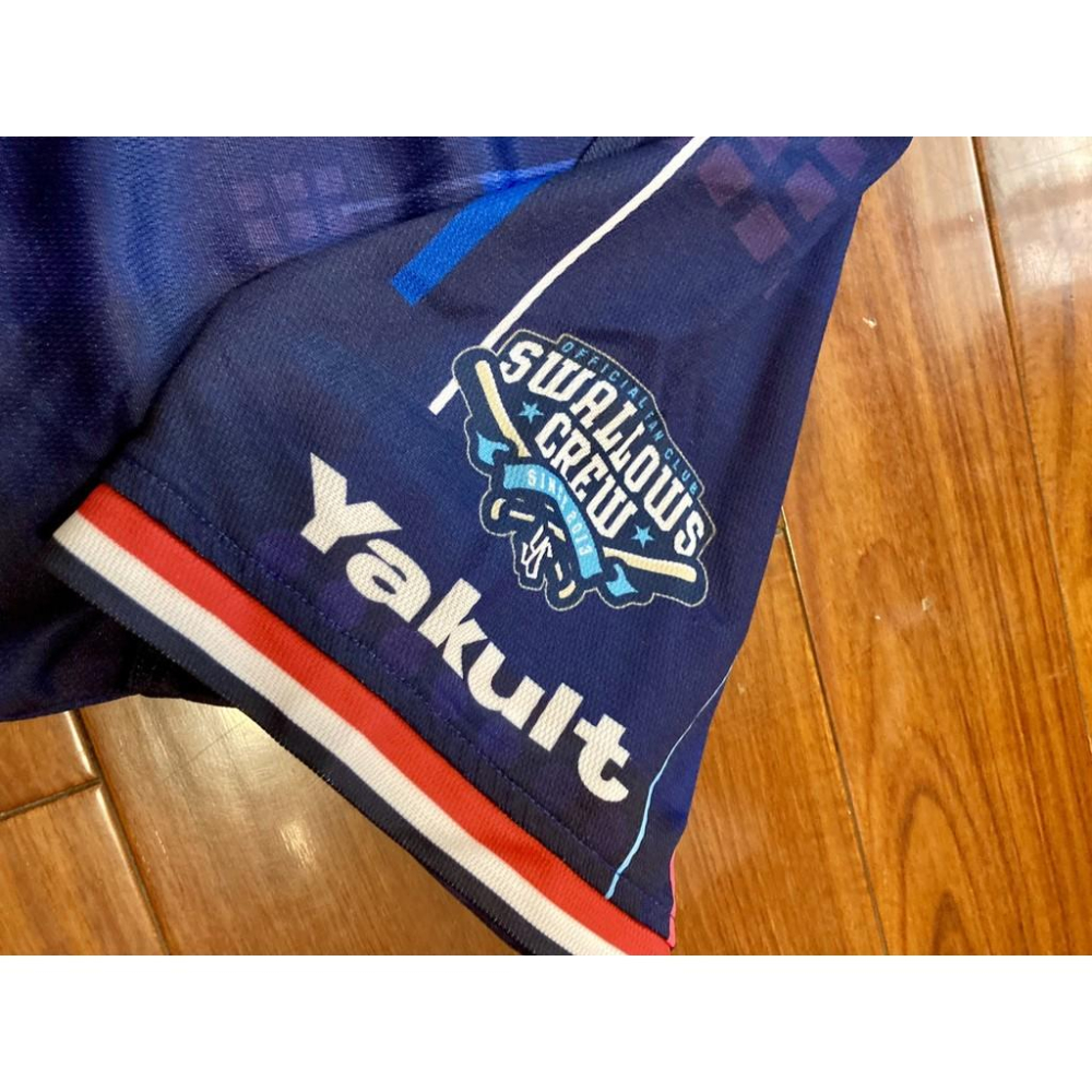 日本職棒 養樂多燕子 2020會員日 CREW DAY 應援球衣 (罩衫 球迷 NPB 東京 棒球 壘球 棒壘 小尺寸)-細節圖5