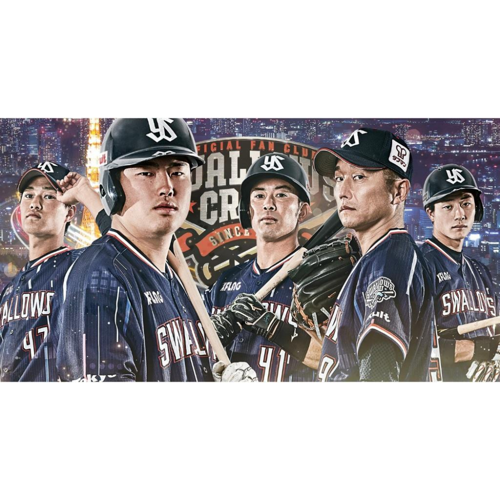 日本職棒 養樂多燕子 2020會員日 CREW DAY 應援球衣 (罩衫 球迷 NPB 東京 棒球 壘球 棒壘 小尺寸)-細節圖8