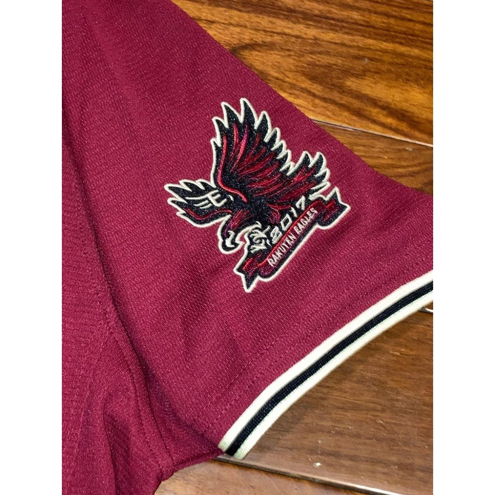 全電繡 高級款 日本職棒 東北樂天金鷲 2017 FANS＇ 應援球衣 L(罩衫 日職 NPB 棒球 刺繡 TOHOKU-細節圖4