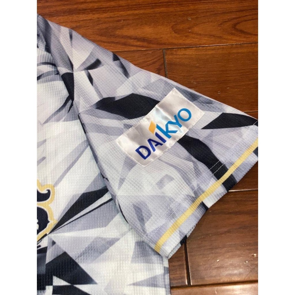 全新未拆 日本職棒 歐力士猛牛 2018 大阪夏之陣 鑽石 應援球衣 L (罩衫 NPB 棒球 棒壘 descente-細節圖5