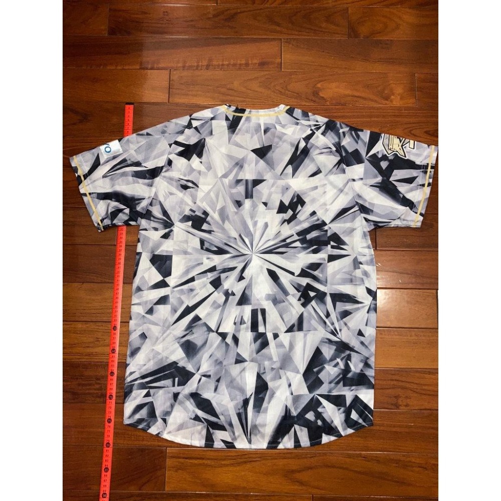 全新未拆 日本職棒 歐力士猛牛 2018 大阪夏之陣 鑽石 應援球衣 L (罩衫 NPB 棒球 棒壘 descente-細節圖9