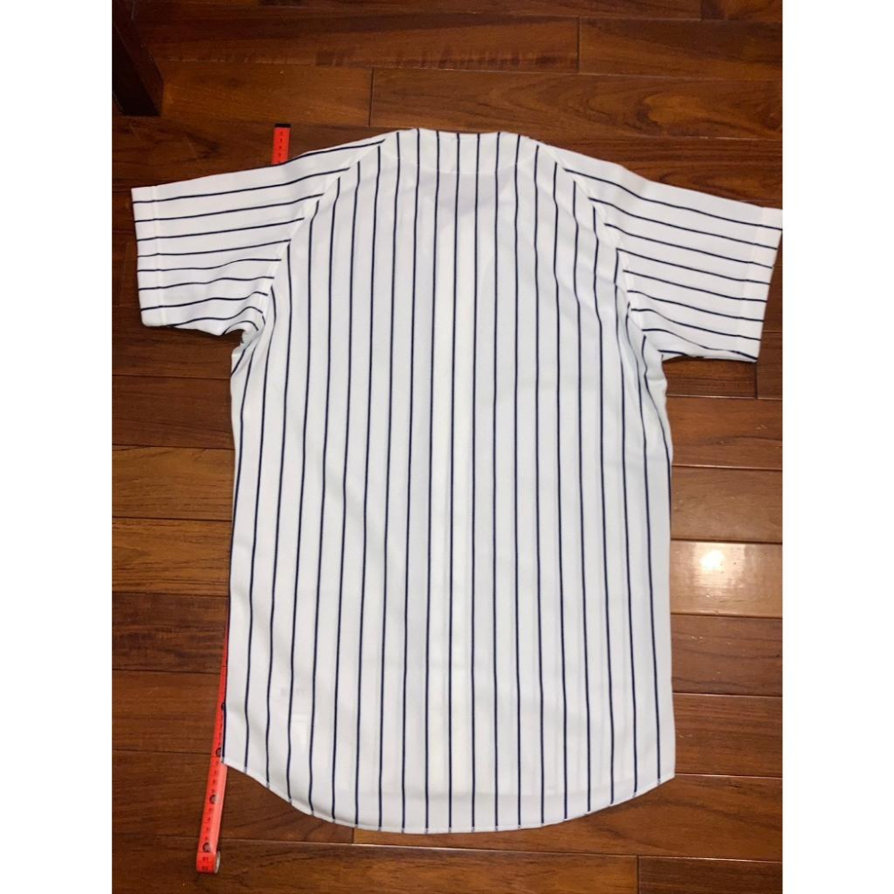 日本製 ZETT 日本棒球 國家隊/武士隊 條紋球衣 XL (罩衫 代表隊 NPB WBC 12強 奧運)-細節圖7