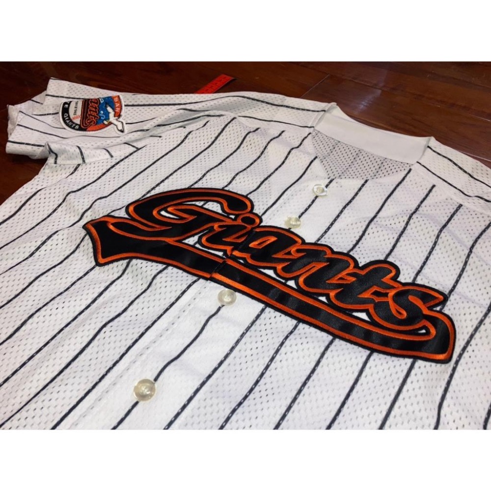 韓國職棒 KBO 釜山樂天巨人 電繡 復古主場 應援球衣 M (罩衫 刺繡 韓職  南韓 棒球 壘球 棒壘 NEPOS)-細節圖5