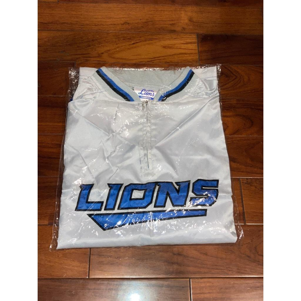 日本職棒 西武獅 2006 刺繡 短袖風衣 M、L (夾克 外套 NPB 熱身 棒球 棒壘 電繡 練習衣 黃金期)-細節圖6