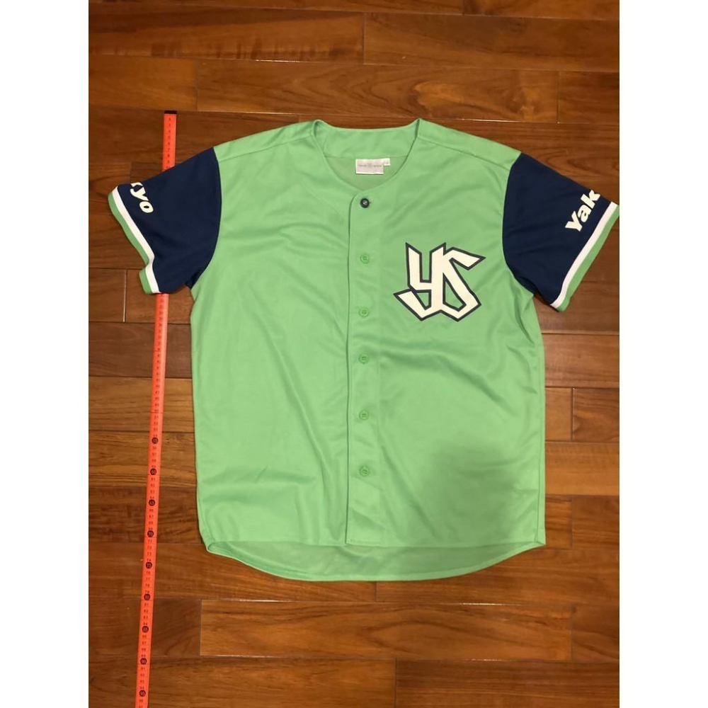 日本職棒 養樂多燕子 2014 燕動力 應援球衣 L (罩衫 球迷 NPB 東京 棒球 壘球 棒壘 力量 POWER)-細節圖4