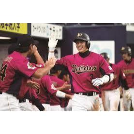 日本職棒 歐力士猛牛 刺繡 2013 大阪夏之陣 桃紅 應援球衣 (罩衫 日職 NPB 棒球 壘球 棒壘 酒紅 電繡)-細節圖3