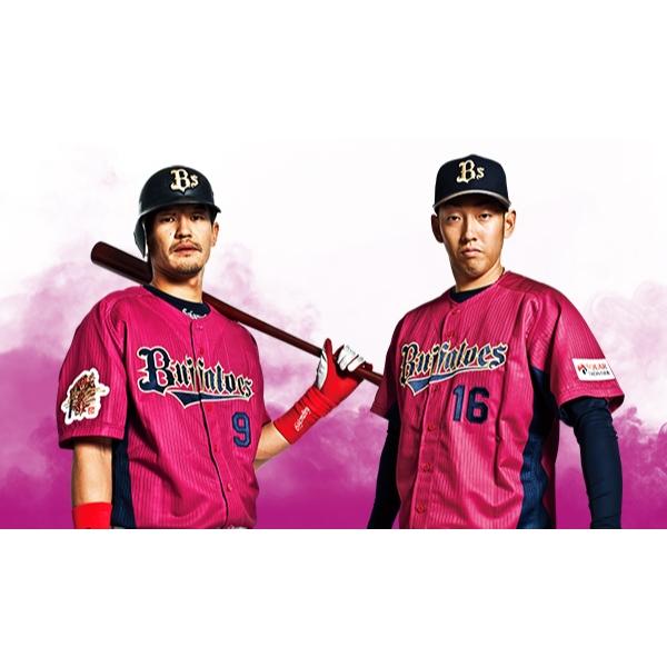 日本職棒 歐力士猛牛 刺繡 2013 大阪夏之陣 桃紅 應援球衣 (罩衫 日職 NPB 棒球 壘球 棒壘 酒紅 電繡)-細節圖8