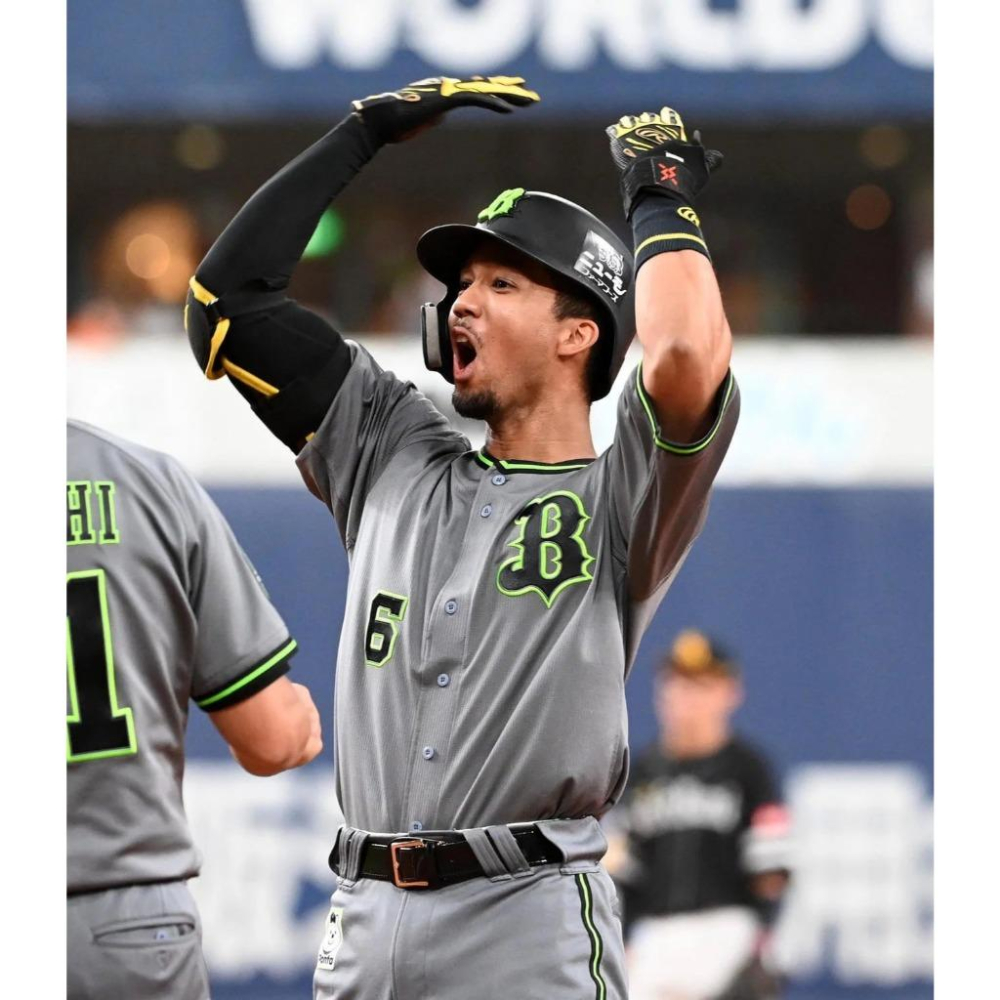 日本職棒 歐力士猛牛 2021 大阪夏之陣 應援球衣 L (罩衫 日職 NPB 棒球 壘球 棒壘 descente)-細節圖2