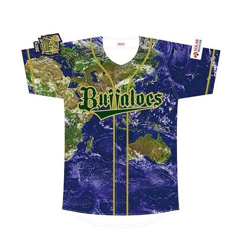 日本職棒 歐力士猛牛 2015 大阪夏之陣 地球 應援球衣 L (罩衫 日職 NPB 棒球 壘球 棒壘)-細節圖4