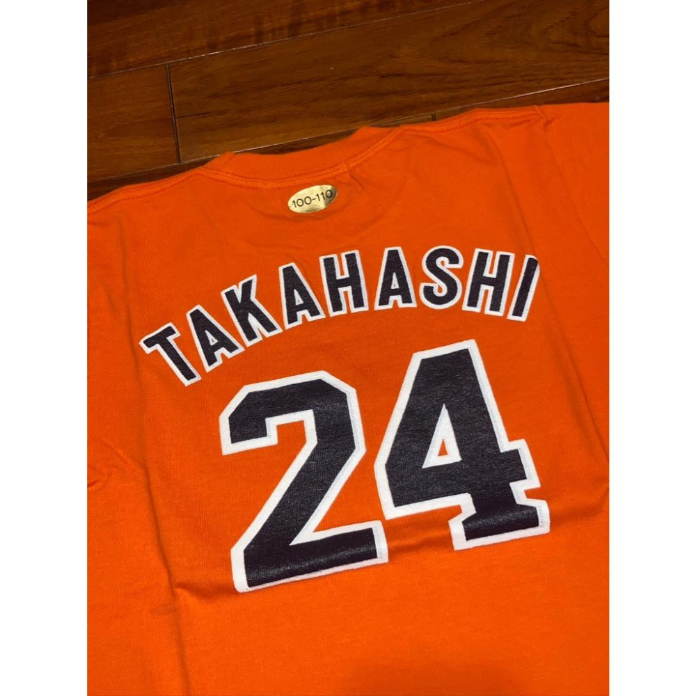 全新 小尺寸110-150 日本職棒 讀賣巨人 高橋由伸 2002優勝 兒童上衣 (少年 NPB 棒球 冠軍 短T 巨人-細節圖4