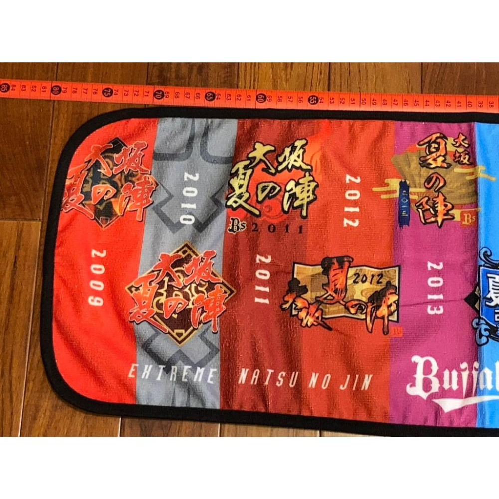日本職棒 歐力士猛牛 2009-2018 大阪夏之陣 10周年 紀念應援毛巾 (日職 NPB 棒球 壘球 棒壘 運動)-細節圖3
