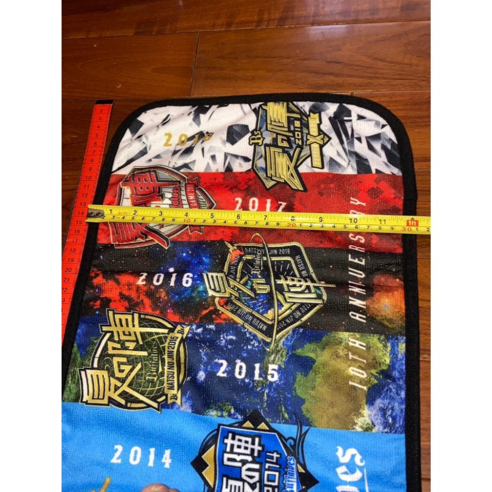 日本職棒 歐力士猛牛 2009-2018 大阪夏之陣 10周年 紀念應援毛巾 (日職 NPB 棒球 壘球 棒壘 運動)-細節圖6