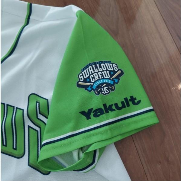 日本職棒 養樂多燕子 2018會員日 CREW DAY 應援球衣 (罩衫 球迷 日職 NPB 東京 棒球 壘球 棒壘)-細節圖6
