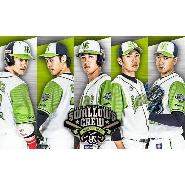 日本職棒 養樂多燕子 2018會員日 CREW DAY 應援球衣 (罩衫 球迷 日職 NPB 東京 棒球 壘球 棒壘)-細節圖8