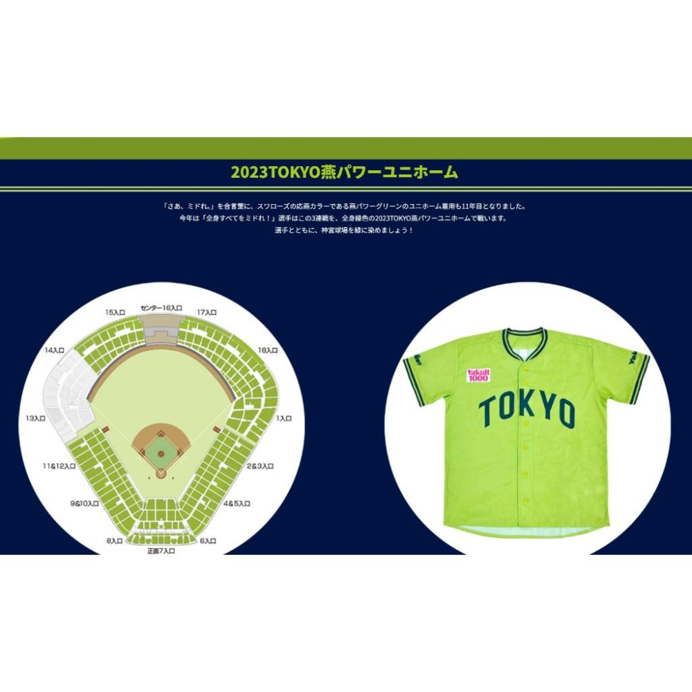 日本職棒 養樂多燕子 2023 東京燕動力 POWER 應援球衣 L(罩衫 球迷 NPB 棒球 壘球 棒壘 燕パワー)-細節圖4