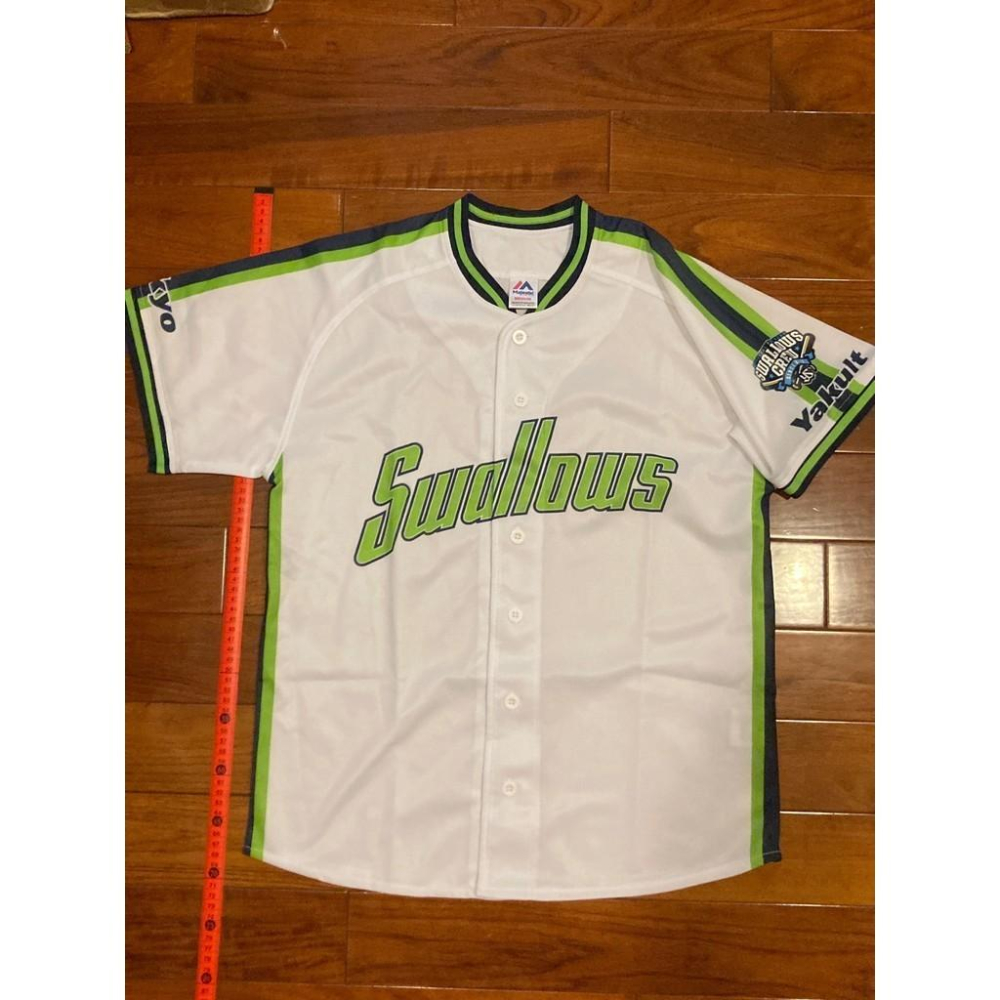 日本職棒 養樂多燕子 2019會員日 CREW DAY 應援球衣 (罩衫 NPB 東京 棒球 壘球 棒壘 小尺寸)-細節圖4