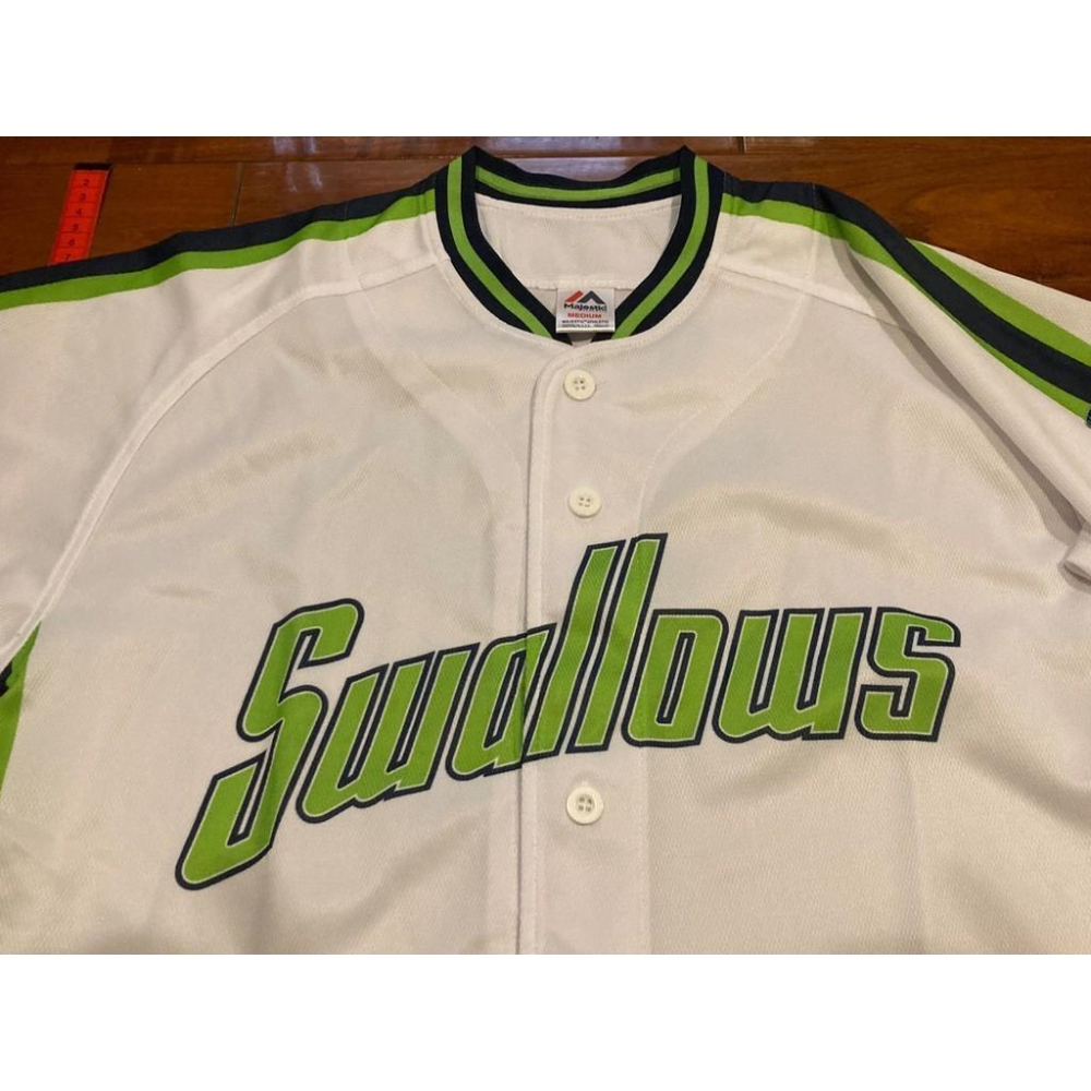 日本職棒 養樂多燕子 2019會員日 CREW DAY 應援球衣 (罩衫 NPB 東京 棒球 壘球 棒壘 小尺寸)-細節圖5