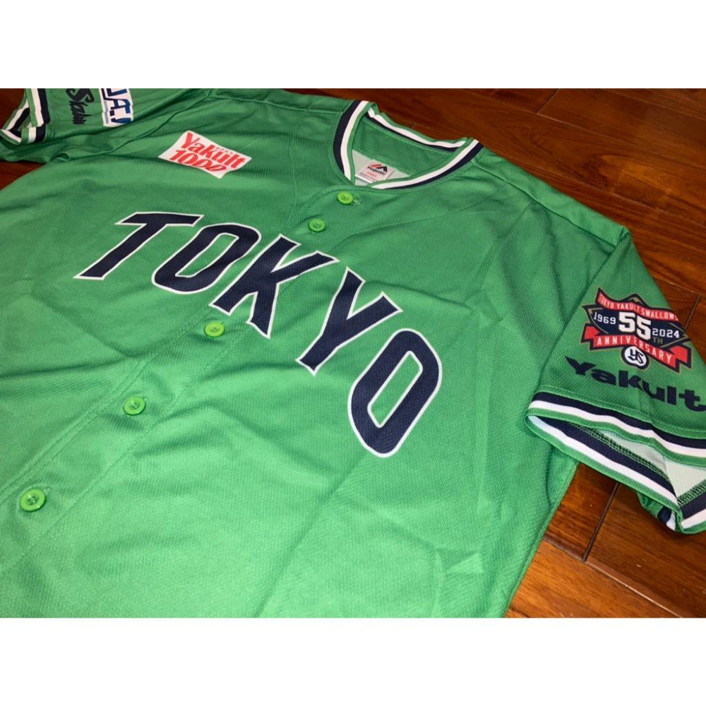 日本職棒 養樂多燕子 2024 東京燕動力 POWER 55周年 應援球衣 L(罩衫 球迷 NPB 棒球 棒壘 燕パワー-細節圖5