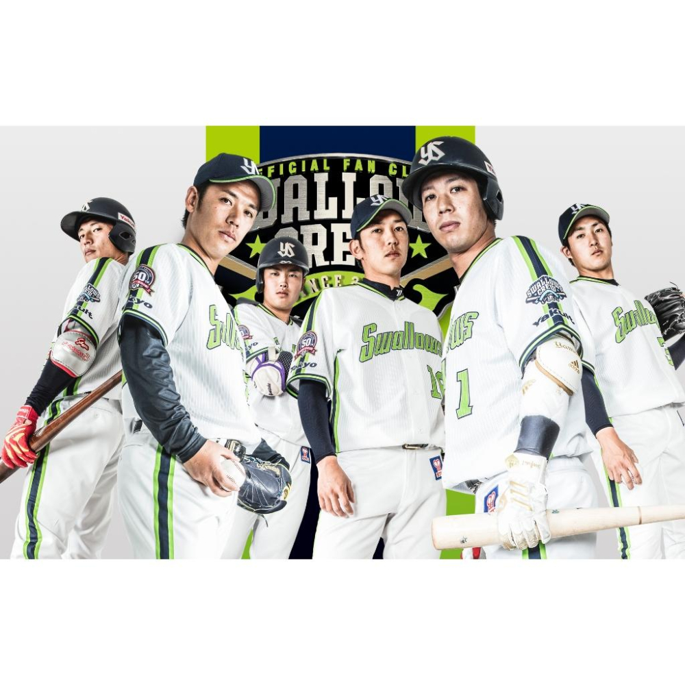 小尺寸S 養樂多燕子 #41 雄平 2019 CREW 會員限定 應援球衣 (罩衫 職棒 日本 NPB 棒球 棒壘)-細節圖3